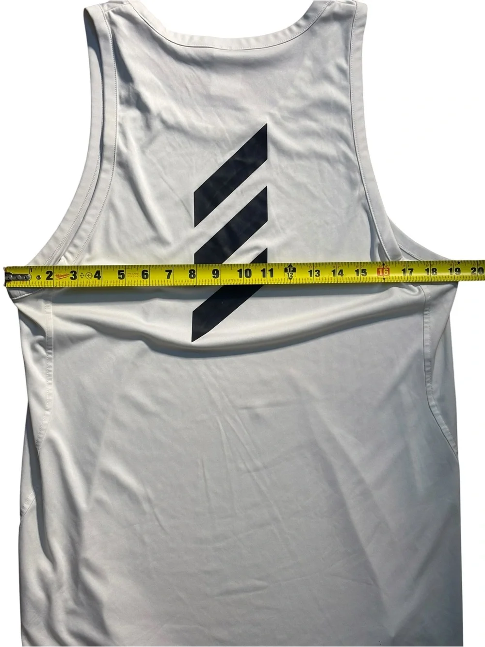 adidas White Performance Sleeveless Training Tank